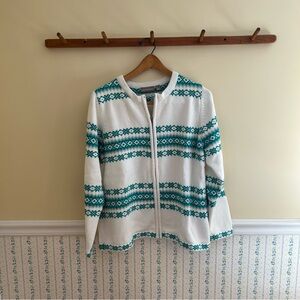 VINTAGE Croft & Barrow Patterned Cardigan Sweater